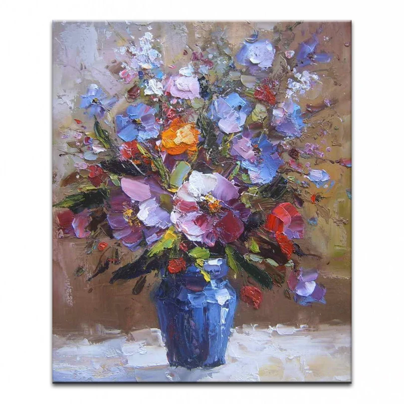 100% hand-painted canvas oil painting high quality Household adornment art flower pictures painting DM-15071803
100% hand-painted canvas oil painting high quality Household adornment art flower pictures painting DM-15071803