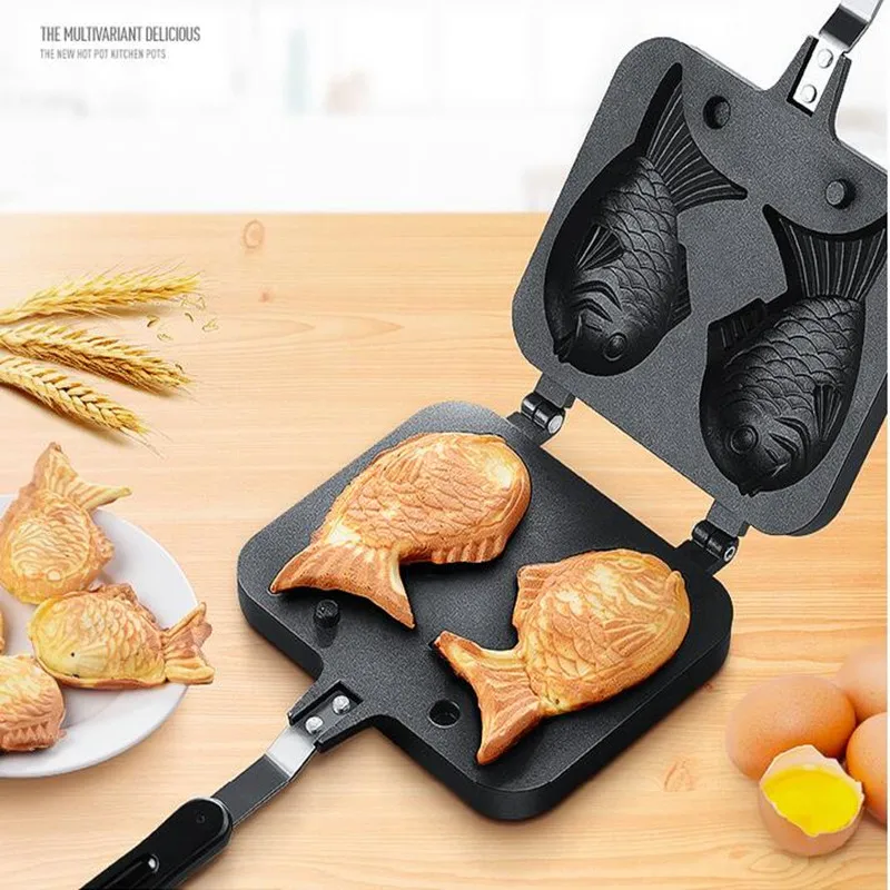 Gas DIY Cake Biscuit Baking Mold Non-stick Household Gas Fish Shape Waffle Baking Plate For Kitchen Tool For Travel Picnic
Gas DIY Cake Biscuit Baking Mold Non-stick Household Gas Fish Shape Waffle Baking Plate For Kitchen Tool For Travel Picnic