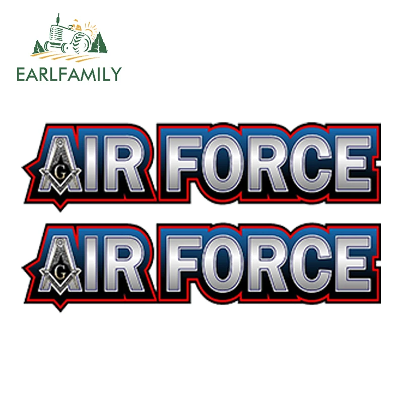 EARLFAMILY 13cm x 3.25cm Car Styling Freemasonry Masonic Air Force Decals Car Stickers Waterproof Bumper Door Window Accessories
EARLFAMILY 13cm x 3.25cm Car Styling Freemasonry Masonic Air Force Decals Car Stickers Waterproof Bumper Door Window Accessories