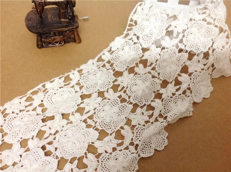5 yard/lot width 6.69" 17cm white high quality cotton lace trim ribbon diy fabric material 1023254L4K271
5 yard/lot width 6.69" 17cm white high quality cotton lace trim ribbon diy fabric material 1023254L4K271