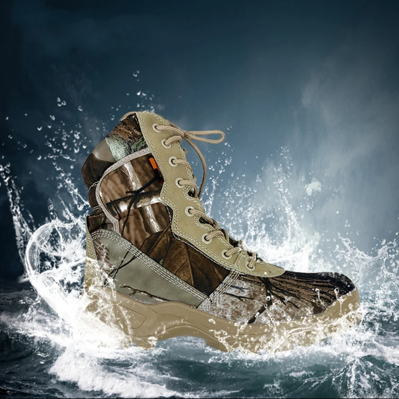 Men's Waterproof Camouflage Hunting Set Boots Tactical Boots Climbing Traveling Hiking Shoes with Zipper
Men's Waterproof Camouflage Hunting Set Boots Tactical Boots Climbing Traveling Hiking Shoes with Zipper
