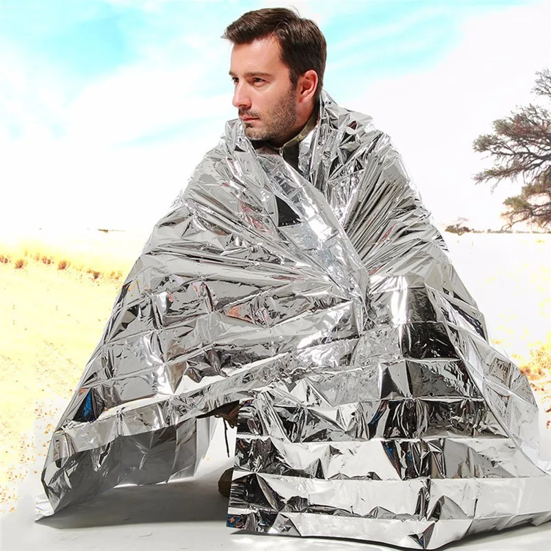 100pcs/pack Waterproof Emergency Survival Foil Thermal First Aid Rescue Blanket
100pcs/pack Waterproof Emergency Survival Foil Thermal First Aid Rescue Blanket
