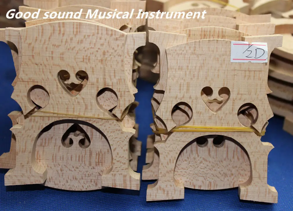 5 pcs high quality French style solid maple wood 1/2 cello bridge dried 20 years
5 pcs high quality French style solid maple wood 1/2 cello bridge dried 20 years