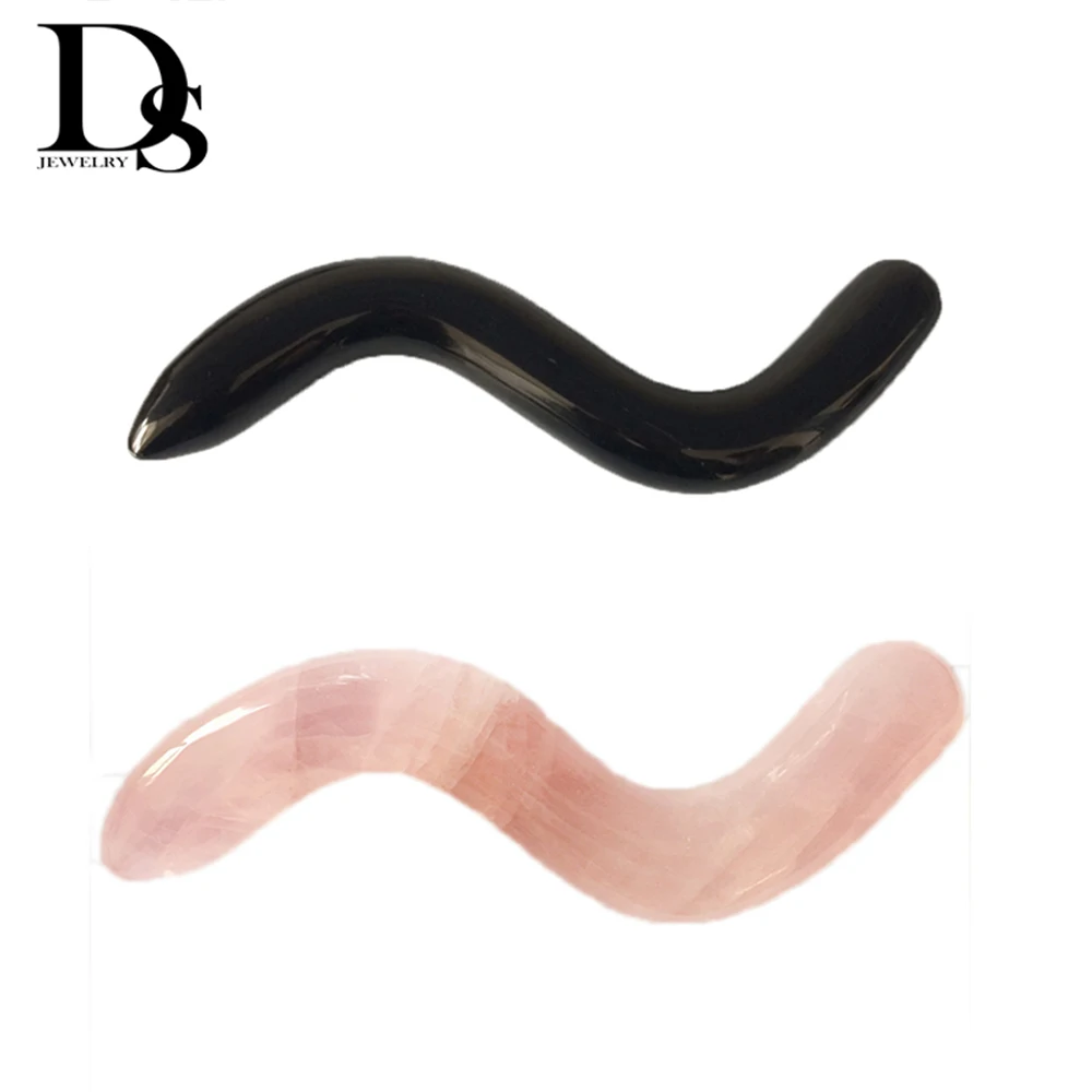 Natural S type Black Obsidian Massage Wand Quartz Crystal Massage Wand Large Healing Crystal Yoni Massage Stick As Women Gift
Natural S type Black Obsidian Massage Wand Quartz Crystal Massage Wand Large Healing Crystal Yoni Massage Stick As Women Gift