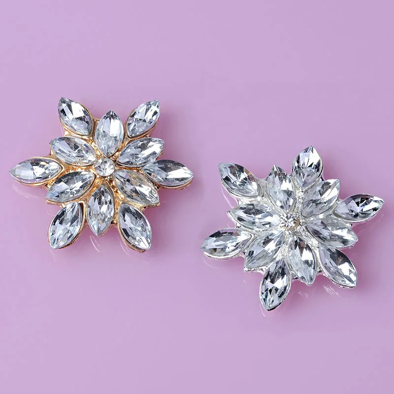 50pcs 27mm Alloy Gold/Silver Color Crystal Flower Charm Pendants for Head Wedding DIY Jewelry Findings wholesale
50pcs 27mm Alloy Gold/Silver Color Crystal Flower Charm Pendants for Head Wedding DIY Jewelry Findings wholesale