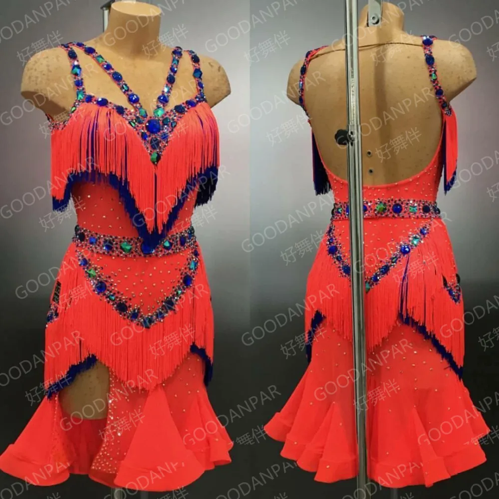 Rumba jive chacha latin dance dress, ballroom dress, dans slijtage fringe latin dress latin dance competition costumesdance wear
Rumba jive chacha latin dance dress, ballroom dress, dans slijtage fringe latin dress latin dance competition costumesdance wear