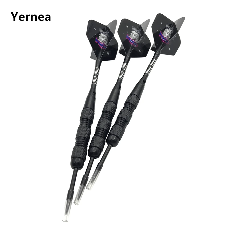 Yernea New Darts 3Pcs Black Steel Pointed Darts 20g Standard Indoor Sports Entertainment Darts Games Aluminium Shafts Flight
Yernea New Darts 3Pcs Black Steel Pointed Darts 20g Standard Indoor Sports Entertainment Darts Games Aluminium Shafts Flight