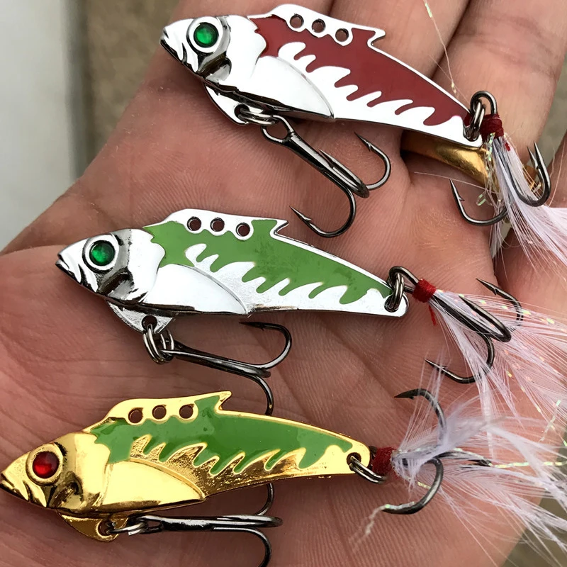 Metal Blade VIB Fishing Lure Vibration Hard Bait 5cm/10g Spinner Compound Artificial Lures 1 Piece Sale
Metal Blade VIB Fishing Lure Vibration Hard Bait 5cm/10g Spinner Compound Artificial Lures 1 Piece Sale