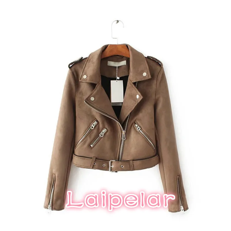 Top Brand S-XL New Spring Fashion Bright Colors Suede Jacket Ladies Basic Street Women Short PU Leather Jacket Laipelar
Top Brand S-XL New Spring Fashion Bright Colors Suede Jacket Ladies Basic Street Women Short PU Leather Jacket Laipelar