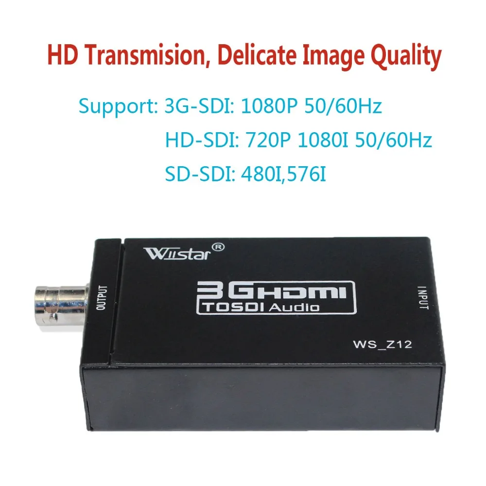 Конвертер Wiistar Mini 3G HDMI в SDI, преобразователь Full HD 1080P HDMI в BNC, видеоконвертер с поддержкой SD HD 3G-SDI для мониторов
Конвертер Wiistar Mini 3G HDMI в SDI, преобразователь Full HD 1080P HDMI в BNC, видеоконвертер с поддержкой SD HD 3G-SDI для мониторов