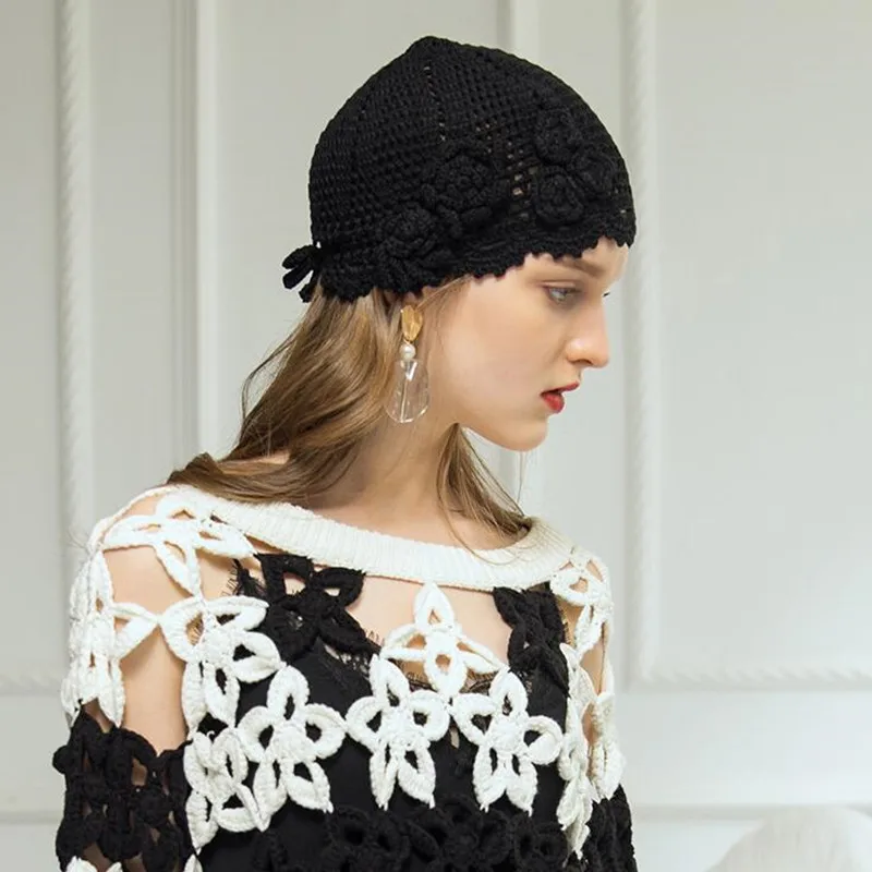 Spring Summer Hand-woven Beanie Hat Girl Leisure Fashion Party Handmade Skullies Cap Female Sweet Lovely Retro Knit Hats H6785
Spring Summer Hand-woven Beanie Hat Girl Leisure Fashion Party Handmade Skullies Cap Female Sweet Lovely Retro Knit Hats H6785