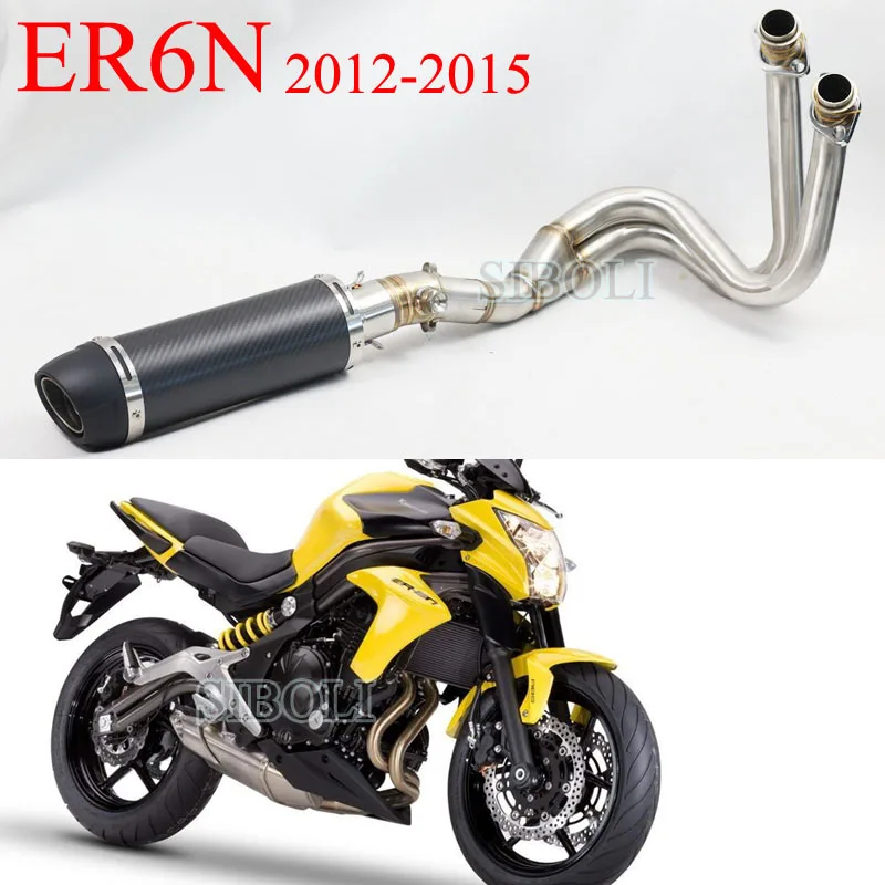 For KAWASAKI ER6N 2012 2013 2014 2015 Years Slip On Exhaust Motorcycle Exhaust Muffler Full System With DB Killer LE002
For KAWASAKI ER6N 2012 2013 2014 2015 Years Slip On Exhaust Motorcycle Exhaust Muffler Full System With DB Killer LE002