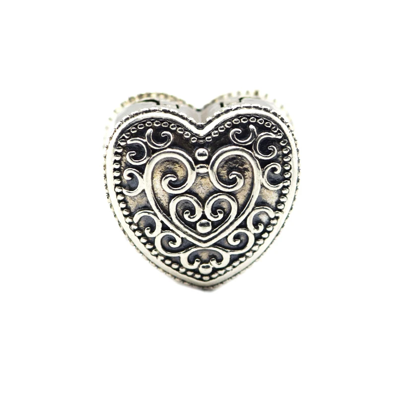 Sterling Silver Jewelry Retro Enchanted Heart Charm Clip Fits Original Bracelet Love Pendant For Women Silver 925 Jewelry Making
Sterling Silver Jewelry Retro Enchanted Heart Charm Clip Fits Original Bracelet Love Pendant For Women Silver 925 Jewelry Making