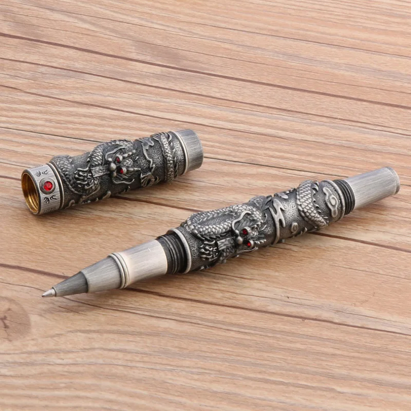 High quality brand JINHAO Dragon ROLLERball PEN fine Commerce Relief gray signature Business Office school supplies INK ball PEN
High quality brand JINHAO Dragon ROLLERball PEN fine Commerce Relief gray signature Business Office school supplies INK ball PEN