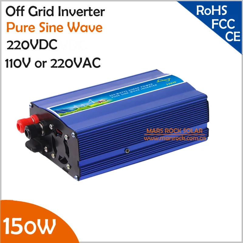 150W 220V DC to AC 110V/220V off grid pure sine wave inverter with UPS function, apply in vehicels, wind turbines, PV panels
150W 220V DC to AC 110V/220V off grid pure sine wave inverter with UPS function, apply in vehicels, wind turbines, PV panels