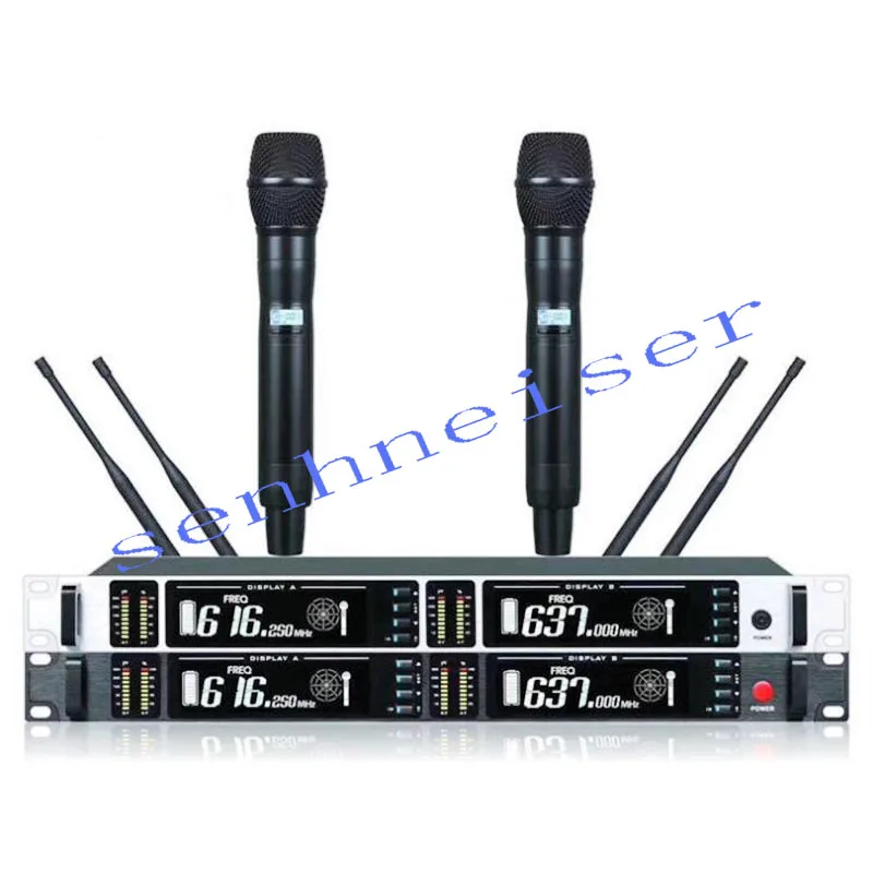 100% Genuine 2 Handheld Stage Karaoke Wireless Microphone System UHF Adjustable 200m Wireless Microphone
100% Genuine 2 Handheld Stage Karaoke Wireless Microphone System UHF Adjustable 200m Wireless Microphone