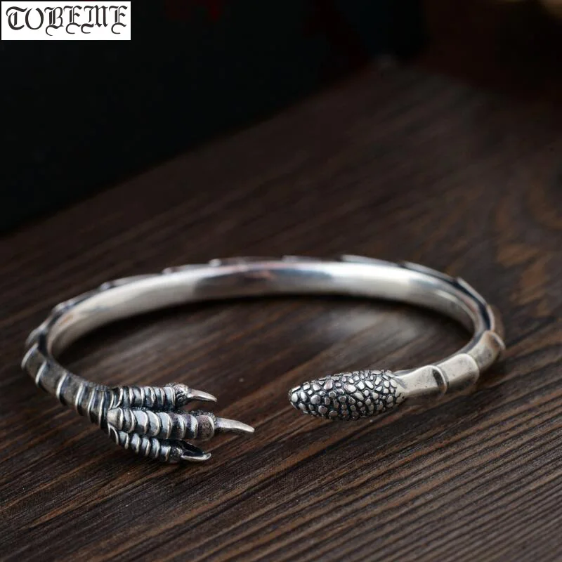 Handmade 100% 925 Silver Eagle Bracelet Snake Cuff Bracelet Pure Silver Man Bracelet
Handmade 100% 925 Silver Eagle Bracelet Snake Cuff Bracelet Pure Silver Man Bracelet