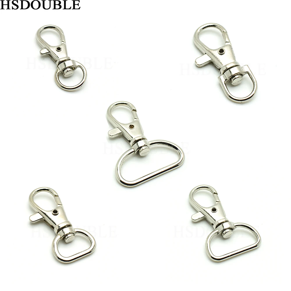 Matel Snap Hooks Rotary Swivel For Backpack Webbing 8.9mm Nickel Plated Lobster Clasps
Matel Snap Hooks Rotary Swivel For Backpack Webbing 8.9mm Nickel Plated Lobster Clasps