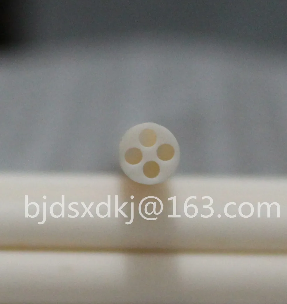 OD*ID=3*0.5mm / 4 bores insulators / good thermostability / insulation / ceramic tube
OD*ID=3*0.5mm / 4 bores insulators / good thermostability / insulation / ceramic tube