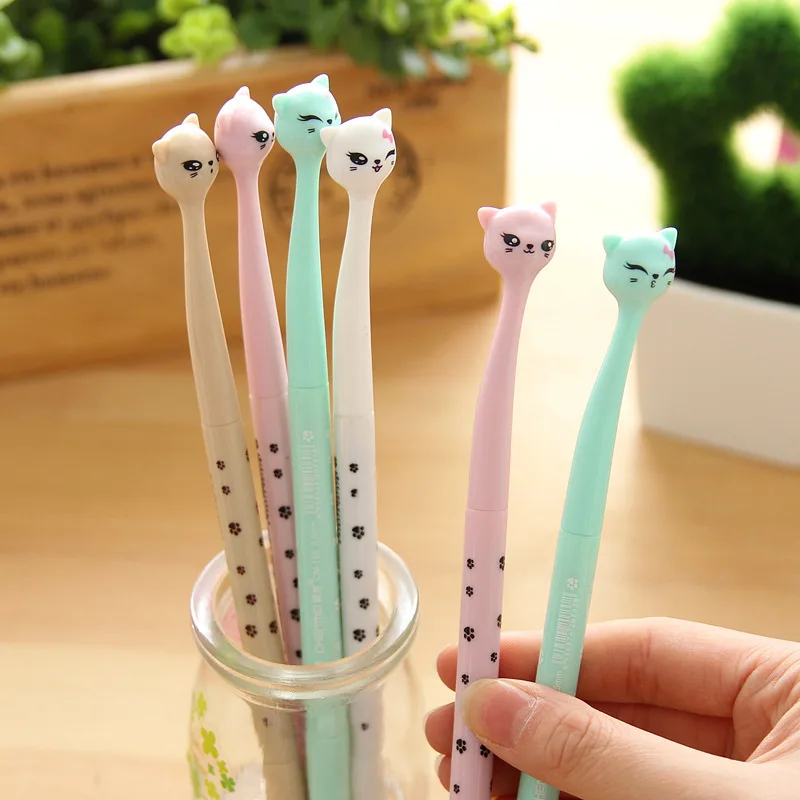 16pcs/set creative stationery items cute cartoon kawaii cat gel black pen for school children student accessories
16pcs/set creative stationery items cute cartoon kawaii cat gel black pen for school children student accessories
