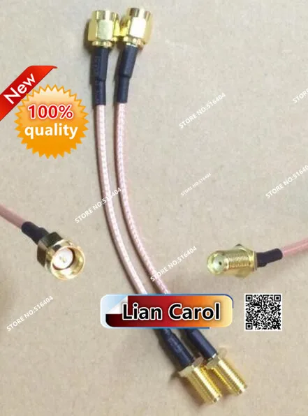 50PCS/Lot SMA Male to SMA Female Jack RF Coaxial Pigtail Cable Connector RG316 20CM
50PCS/Lot SMA Male to SMA Female Jack RF Coaxial Pigtail Cable Connector RG316 20CM