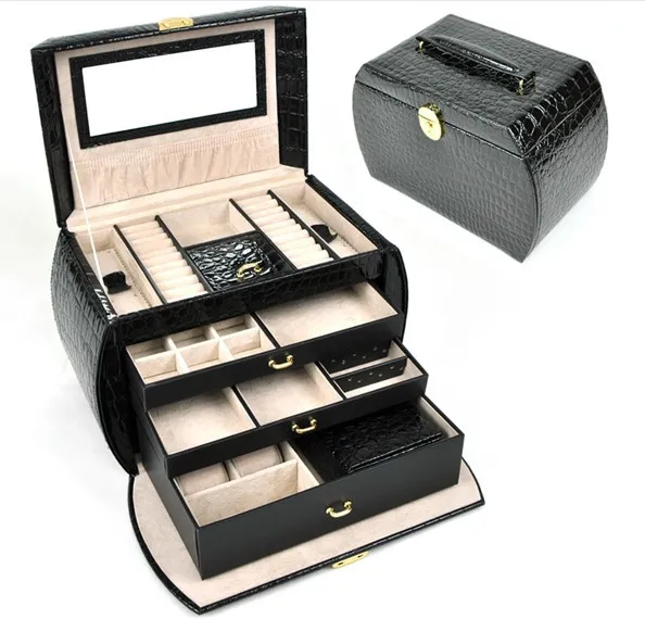 Free Shipping Ring&necklaces& pendants Gift Jewelry Boxes Cases Display ,Leather gift box28.5x16x19cm black color 201348
Free Shipping Ring&necklaces& pendants Gift Jewelry Boxes Cases Display ,Leather gift box28.5x16x19cm black color 201348