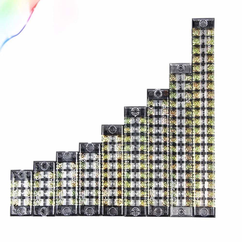 1pc 25A 600V Dual Row Barrier Screw Terminal Block Wire Connector TB Series 3 4 5 6 8 10 12 Positions Ways Factory Wholesale
1pc 25A 600V Dual Row Barrier Screw Terminal Block Wire Connector TB Series 3 4 5 6 8 10 12 Positions Ways Factory Wholesale