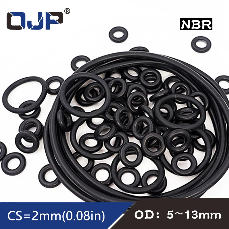50PC/lot Rubber Ring NBR Sealing O Ring OD5/5.5/6/6.5/7/8/8.5/9/10/10.5/11/11.5/12/13*2mm Nitrile O-Ring Seal Gasket OilWasher.-
50PC/lot Rubber Ring NBR Sealing O Ring OD5/5.5/6/6.5/7/8/8.5/9/10/10.5/11/11.5/12/13*2mm Nitrile O-Ring Seal Gasket OilWasher.-