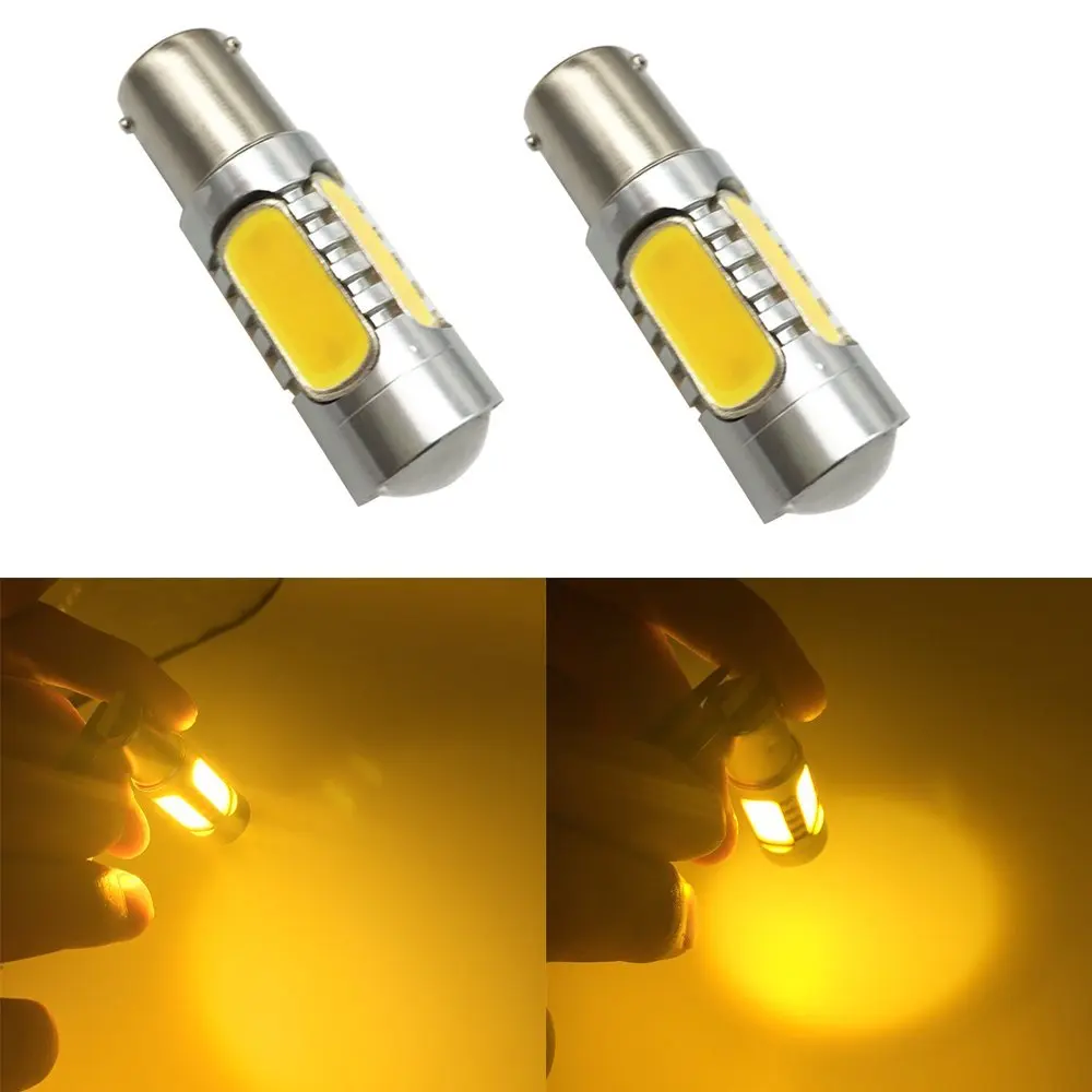 2pcs Yellow 1156 BA15S P21W 7.5w high power led 1157 BAY15D PY21W tail turn led signal brake Parking Led light lights Lamp Bulb
2pcs Yellow 1156 BA15S P21W 7.5w high power led 1157 BAY15D PY21W tail turn led signal brake Parking Led light lights Lamp Bulb
