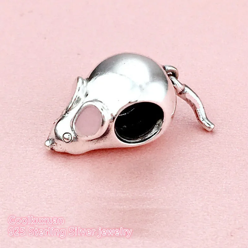 new Spring 100% Original 925 Sterling Silver Cute Mouse Charm, Pink Enamel Charm Beads Fit Brand Charms Bracelet DIY
new Spring 100% Original 925 Sterling Silver Cute Mouse Charm, Pink Enamel Charm Beads Fit Brand Charms Bracelet DIY