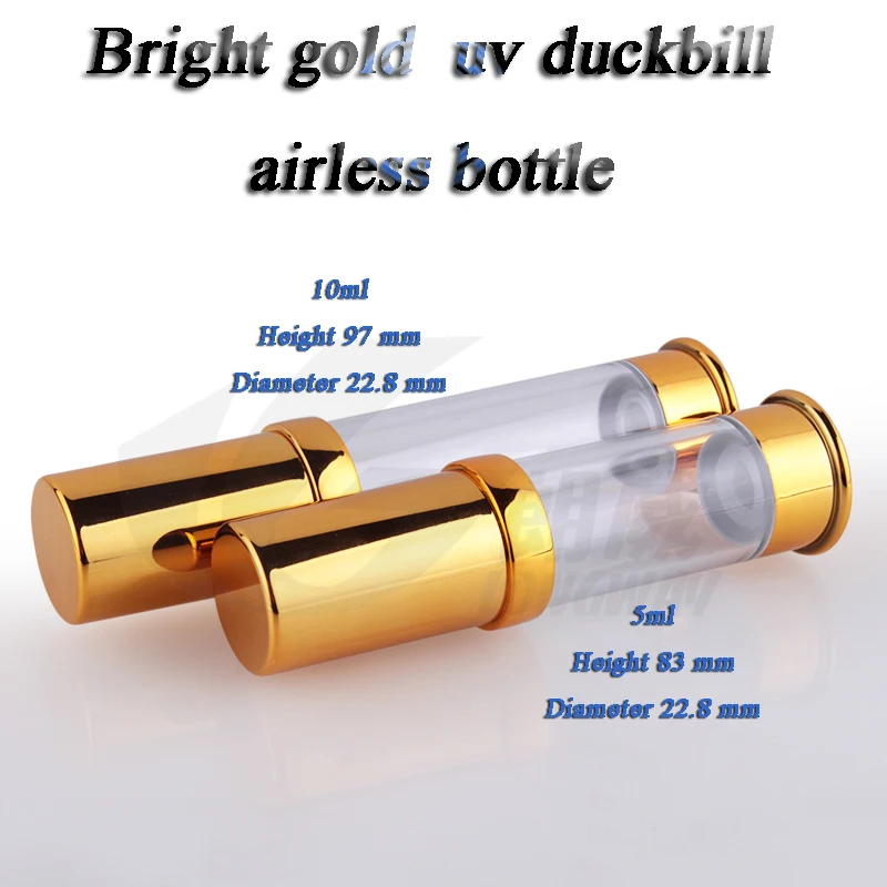 Capacity 5ml 50pcs/lot gold color lotion Pump airless Bottle with high quality,plastic bottle
Capacity 5ml 50pcs/lot gold color lotion Pump airless Bottle with high quality,plastic bottle
