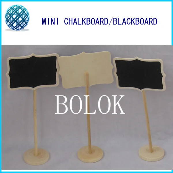 100pcs/lot Mini wooden chalkboard, blackboard with stands, used for Wedding Table Decoration
100pcs/lot Mini wooden chalkboard, blackboard with stands, used for Wedding Table Decoration