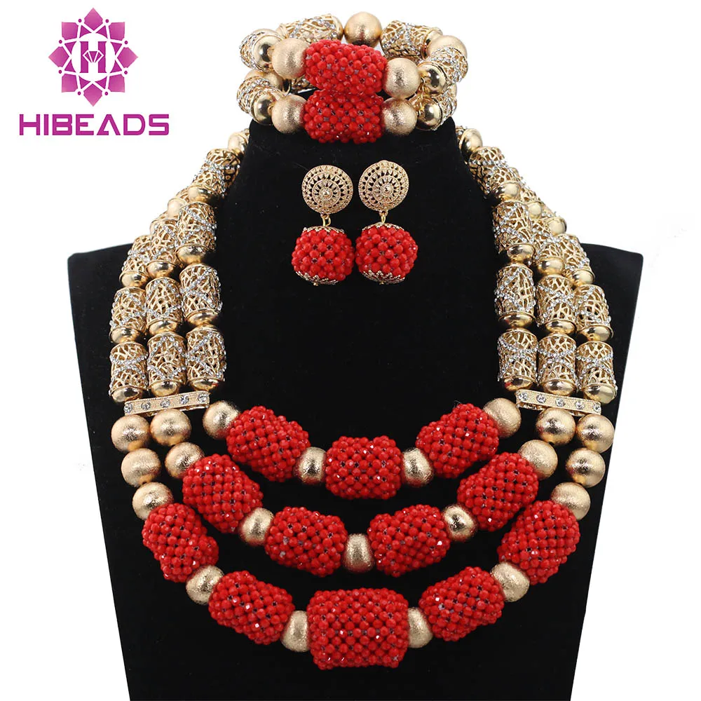 Luxury Red Crystal Jewelry Set Jewelry Sets Wedding Nigerian Beads Jewelry Sets for Brides 2017 Free ShippingABH153
Luxury Red Crystal Jewelry Set Jewelry Sets Wedding Nigerian Beads Jewelry Sets for Brides 2017 Free ShippingABH153