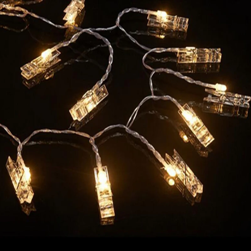 LED String Lights Photo Clip Fairy lights 8 Function Remote Control USB/Battery LED String Garland Wedding Decor 20/30/40LED
LED String Lights Photo Clip Fairy lights 8 Function Remote Control USB/Battery LED String Garland Wedding Decor 20/30/40LED