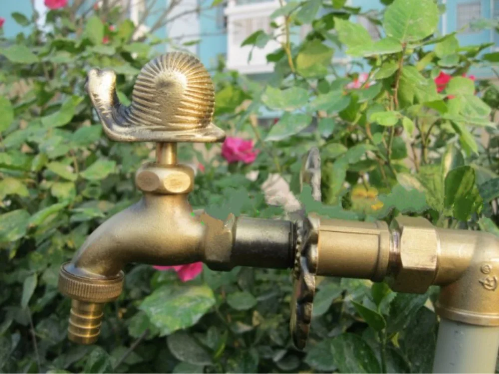 Decorative outdoor faucet rural animal shape garden Bibcock with antique bronze snail tap for washing machine
Decorative outdoor faucet rural animal shape garden Bibcock with antique bronze snail tap for washing machine