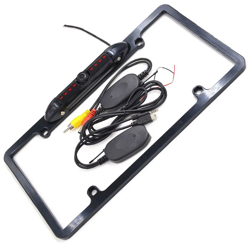 8 IR Infrared Light License Plate Frame Wireless Waterproof HD Car Rearview Camera for USA Canada
8 IR Infrared Light License Plate Frame Wireless Waterproof HD Car Rearview Camera for USA Canada