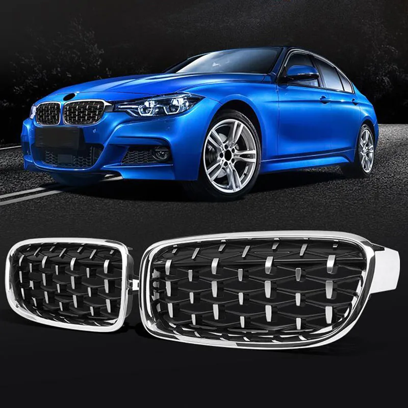 For BMW 3 Series F30 F31 F35 2012 2013 2014 2015 2016 2017 Black Silver Car Front Central Grill Grille Cover Replacement 2pcs
For BMW 3 Series F30 F31 F35 2012 2013 2014 2015 2016 2017 Black Silver Car Front Central Grill Grille Cover Replacement 2pcs