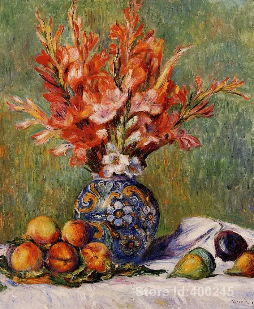 Still Life Art Modern Painting of Pierre Auguste Renoir Flowers Fruit Oil on Canvas Hand Painted Dining Room Bathroom Wall Decor
Still Life Art Modern Painting of Pierre Auguste Renoir Flowers Fruit Oil on Canvas Hand Painted Dining Room Bathroom Wall Decor