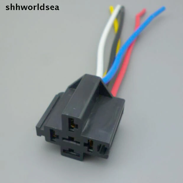 shhworldsea 5/30/100pcs 5 wire plastic socket relay wire harness relay socket 
shhworldsea 5/30/100pcs 5 wire plastic socket relay wire harness relay socket