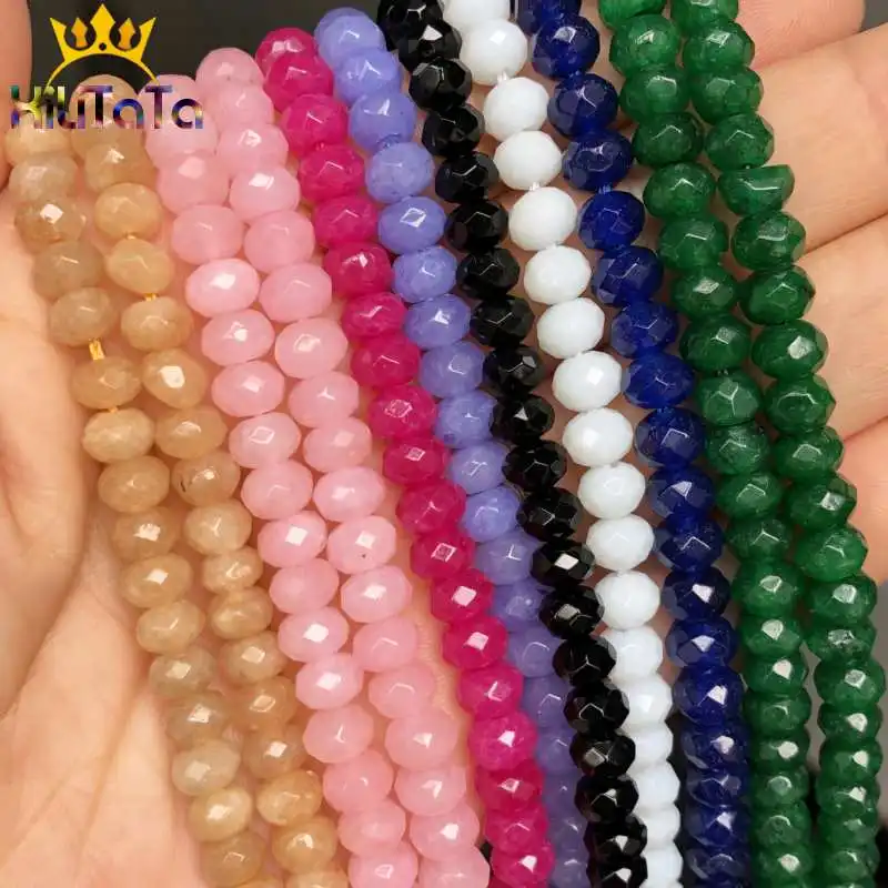 6*5mm Faceted Beads Natural Pink Yellow Black Blue Czech Crystal Rondelle Beads For Jewelry Making DIY Bracelet Accessories 15''
6*5mm Faceted Beads Natural Pink Yellow Black Blue Czech Crystal Rondelle Beads For Jewelry Making DIY Bracelet Accessories 15''