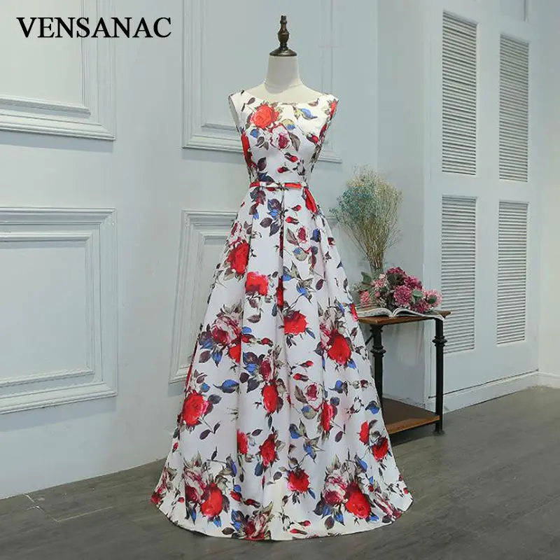 VENSANAC New A Line 2018 Draped O Neck Draped Long Evening Dresses Sleeveless Elegant Lace Flowers Tank Party Prom Gowns
VENSANAC New A Line 2018 Draped O Neck Draped Long Evening Dresses Sleeveless Elegant Lace Flowers Tank Party Prom Gowns