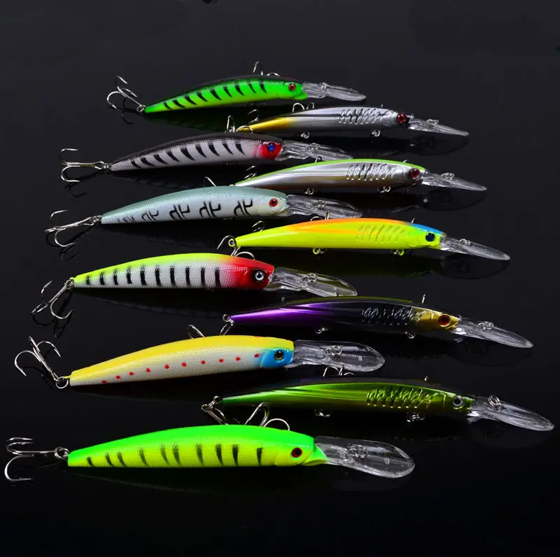 11Pcs/Lot 2 Models Fishing Tackle Mixed Lures Minnow Lure Crank Bait 11 Color Swimbait sinking wobbler
11Pcs/Lot 2 Models Fishing Tackle Mixed Lures Minnow Lure Crank Bait 11 Color Swimbait sinking wobbler
