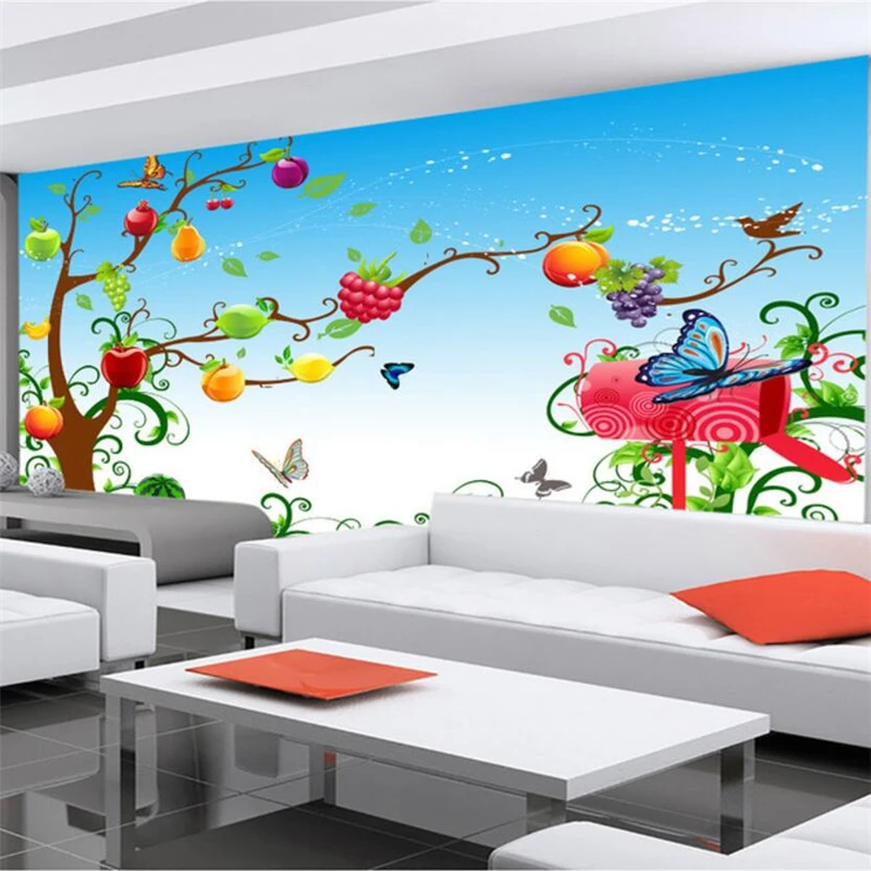 beibehang Custom wallpaper 3d photo mural hand-drawn fruit tree cartoon children's room background wallpaper decorative painting
beibehang Custom wallpaper 3d photo mural hand-drawn fruit tree cartoon children's room background wallpaper decorative painting