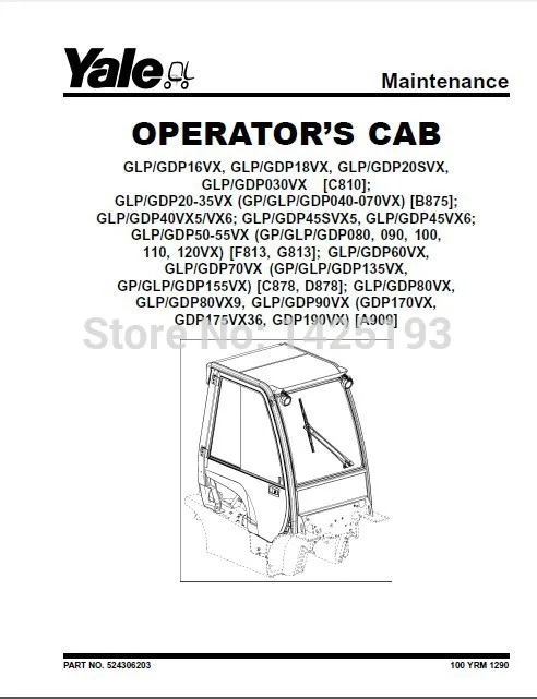 Yale Service Manuals 2014
Yale Service Manuals 2014