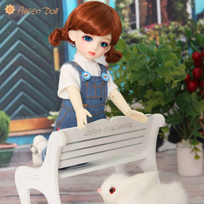 AI Aileen Doll Uri BJD SD Dolls 1/6 боди-модель для девочек и мальчиков, высокое качество, магазин, около 26 см, милая маленькая Детская кукла
AI Aileen Doll Uri BJD SD Dolls 1/6 боди-модель для девочек и мальчиков, высокое качество, магазин, около 26 см, милая маленькая Детская кукла