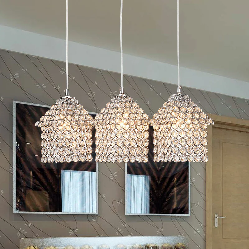 modern dining room K9 crystal LED one heads three creative personality LED bar hanging lamp package post Pendant Lights FG404
modern dining room K9 crystal LED one heads three creative personality LED bar hanging lamp package post Pendant Lights FG404