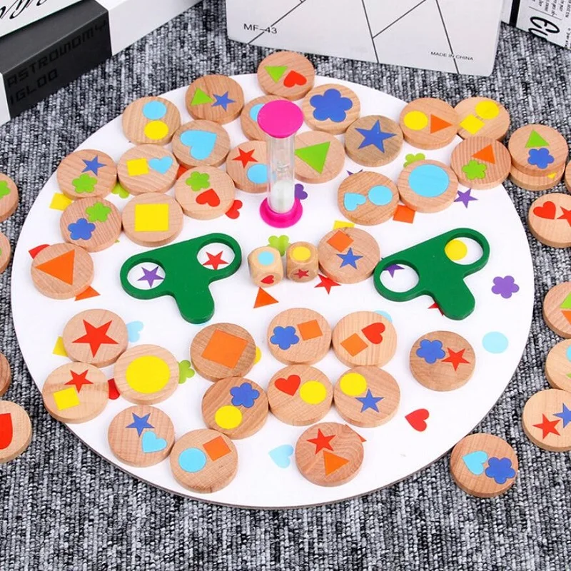 Fly AC Children's educational toys interactive table games shape matching memory training Toys suitable for over 3 years old
Fly AC Children's educational toys interactive table games shape matching memory training Toys suitable for over 3 years old