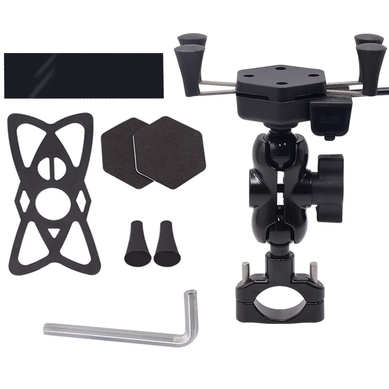 SMOYNG Motocycle Phone Holder Stand With USB Charger Support Moto Mirro Handlebar Bracket For 3.5-6.0 inch Mobile phone Mount
SMOYNG Motocycle Phone Holder Stand With USB Charger Support Moto Mirro Handlebar Bracket For 3.5-6.0 inch Mobile phone Mount