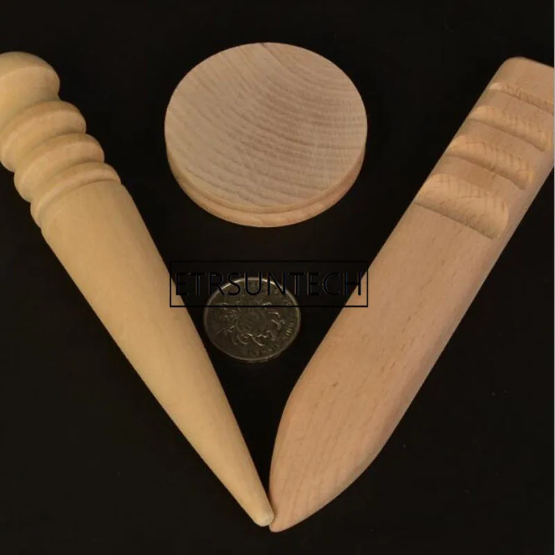 Wood Slicker Leather Leathercraft Solid Wood Round Burnishing Edge for Polished Edge Leather Craft Working Tool
Wood Slicker Leather Leathercraft Solid Wood Round Burnishing Edge for Polished Edge Leather Craft Working Tool