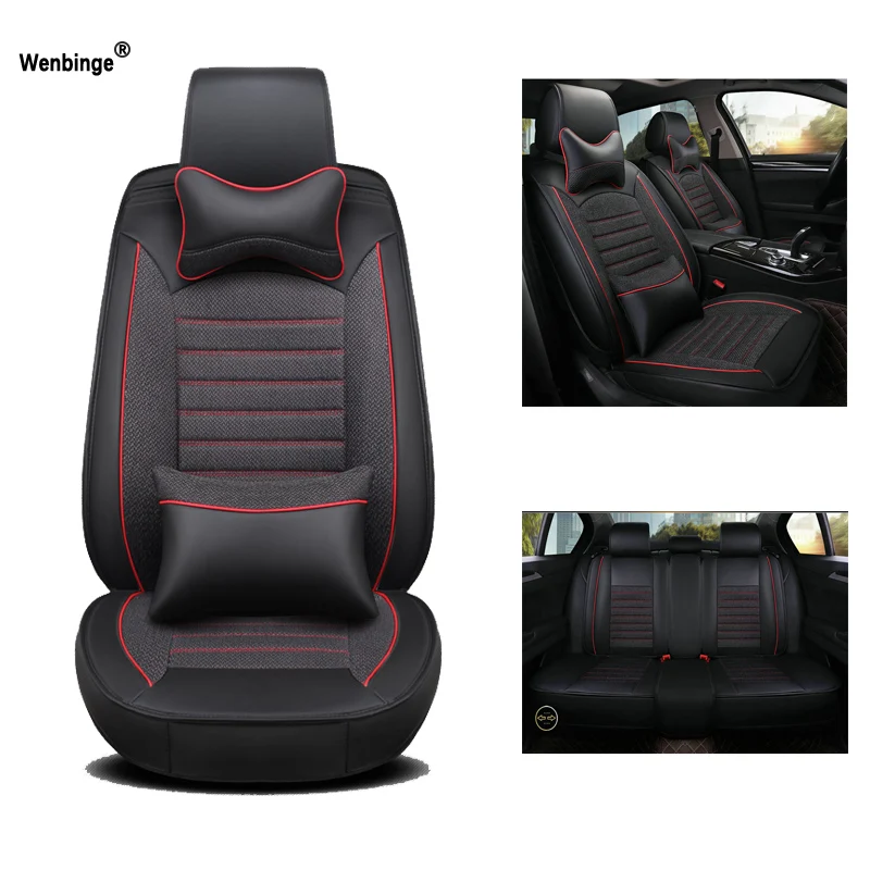 Universal Leather car seat cover For BMW E46 F10 E30 E90 E34 E39 F30 E60 F11 X3 E83 X5 E53 F20 car accessories car styling
Universal Leather car seat cover For BMW E46 F10 E30 E90 E34 E39 F30 E60 F11 X3 E83 X5 E53 F20 car accessories car styling